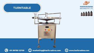 Harikrushna Machines Pvt. Ltd. Offers Turntable Machines for Various Packaging Lines