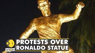 New statue of footballer Cristiano Ronaldo sparks controversy in India's Goa | Michael Lobo Tweet