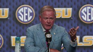 LSU Head Coach Brian Kelly breakout session at SEC football media days 2024