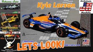 A Look At The New Kyle Larson 1/20th Scale Indy Car Model Kit From Salvinos JR Models Ep.394