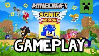 Minecraft x Sonic - Add on Gameplay Showcase