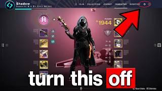 20 Destiny Settings You Need to Turn Off Now (Updated 2024)