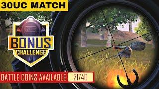 30UC MATCH // SOLO BONUS CHALLENGE // #pubgmobile #MekZone Gaming #bgmi