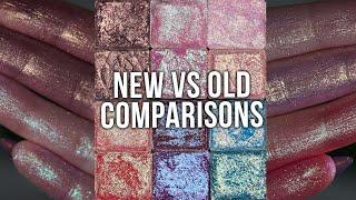 Clionadh Stained Glass Collection Original vs Reformulated Glitter Multichromes compared!