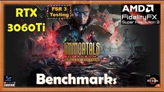 Immortals of Aveum RTX 3060Ti FSR 3 & Frame Generation 3 Performance Benchmarks