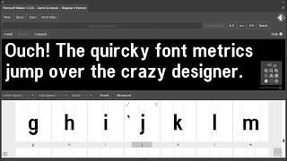 ⏰ Set the spacing & kerning of your fonts in one click!