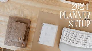 2024 Planner Setup | Mini Happy Planner, Half Letter, Passport Discbound