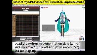 MMD Tutorial - How To Mirror/Reverse Motion Data (The Whole File or Just Parts)