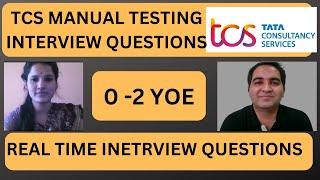 TCS Testing Interview Experience| Manual Testing Mock Interview| 0 -2 YOE