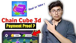 Chain cube 3d payment proof || Chain cube 3d real or fake || chain cube 3d review