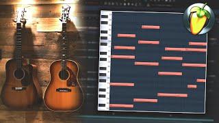 How to Easily Make REALISTIC Guitar Melodies From Scratch | FL Studio 20 Melody Tips & Tricks