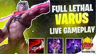 Full Lethality Varus Still Does BIG DAMAGE! - Wild Rift HellsDevil Plus Gameplay