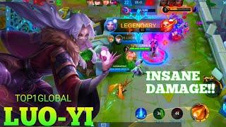 LUO-YI GAMEPLAY 2021 || TOP GLOBAL LUO-YI || INSANE DAMAGE