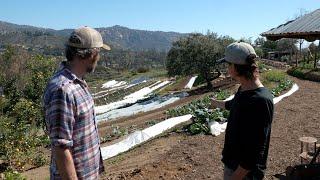 Building Terraces to Farm on a Hillside | Sage Hill Ranch Gardens