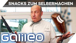 Kinder Pingui, Schweineschwarten, Pocketcoffee! Snacks zum Selbermachen | Galileo | ProSieben