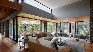 Modern Japanese House With A Peaceful Courtyard