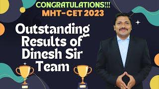 CONGRATULATIONS! MHT-CET 2023 TOPPERS | MAHARASHTRA | LIVE CELEBRATION | DINESH SIR