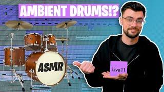 How to Create Tasty DRUMS for Ambient / Lofi | Live 11