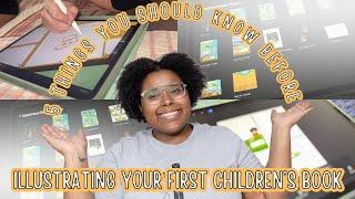 5 Things YOU Should Know BEFORE Illustrating YOUR Children's Book | Self-Publishing Tips | Ziniqua