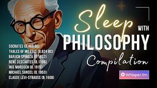  Relaxing Philosophy | 3 Hours Deep Sleep | Great Thinkers | Socrates, Descartes, Levi-Strauss 