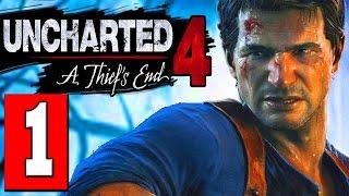 Uncharted 4 A Thiefs End Walkthrough Part 1 Full Game Let's Play Review Playthrough [HD] PS4