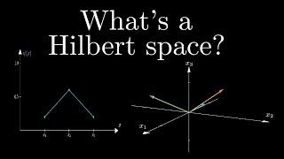 What's a Hilbert space? A visual introduction *updated audio*