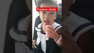 Popsicle Sticks Pink #snacks #foodie #cute #viral #trend #happy #kiddo #fun #amazing