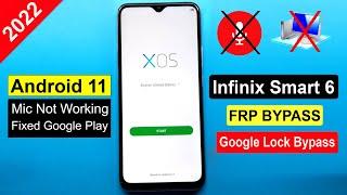 Infinix Smart 6 FRP Bypass Android 11 Latest Security 2022 | Infinix X6611B Google Account Remove |