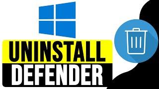 How to UNINSTALL WINDOWS DEFENDER from Windows 10 or 11 | Remove Windows Defender 2024