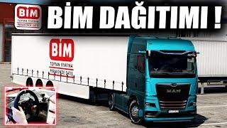 BİM YURTDIŞINA ÇIKIYOR !!! YENİ TIRLA BİM NAKLİYESİ YAPTIK !!! ETS 2 MOD 1.47 [ Logitech G29 ]