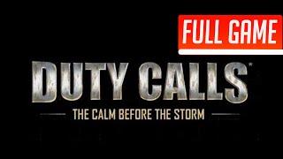 Duty Calls: The Calm Before the Storm (2011) | Full Game No Commentary