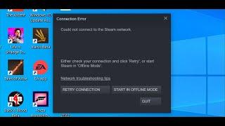 Fix Steam Connection Error Could Not Connect To The Steam Network Retry Connection
