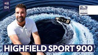 [ENG] HIGHFIELD SPORT 900 - Aluminum Motor Boat Review - The Boat Show