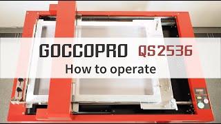 How to operate the RISO QS2536＜RISO＞