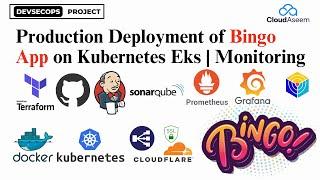 DevSecOps Real-Time Project | Deployment of BINGO in Kubernetes Cluster | Monitoring