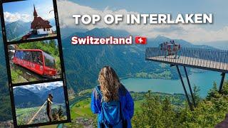 Exploring Interlaken's Breathtaking Beauty | Harder Kulm | Switzerland  4K Scenic