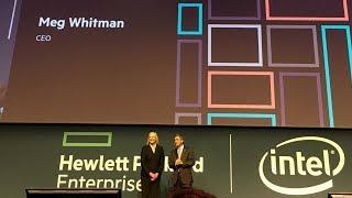 Meg Whitman, CEO di HPEnterprise all'Italian Summit 2017.