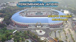 Update Stadion Jatidiri 27 Juni 2024, Rumput Semakin Menghijau Pola Warna Single Seat || Video Drone