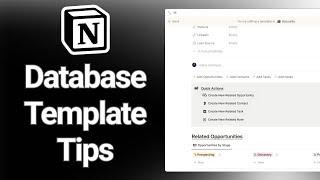 Setup Notion Database Templates Like a Pro