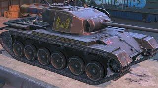 Defender Mk. I - 5.1 K Damage, Normandy, Gravity Force - WoT Blitz Tier 8 Tank