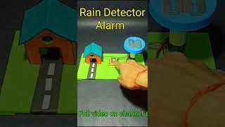 How to make rain detector alarm #youtubeshorts #shorts #short