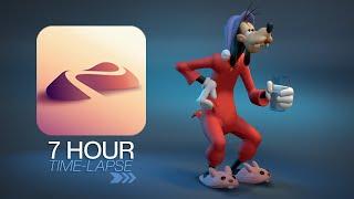 Disney's GOOFY! iPad Pro Time-Lapse | Nomad Sculpt