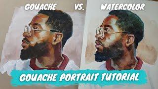 Gouache Portrait Tutorial