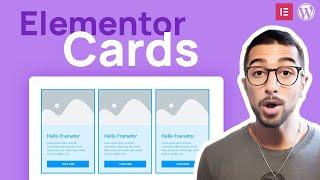 How to make cards with full width image in elementor