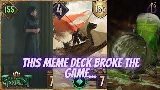 GWENT | This Forbidden Meme Deck Broke The Game | Heaymaey Protector - Tainted Ale