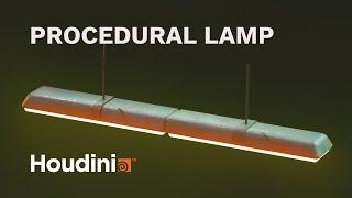 Procedural Lamp Houdini Tutorial