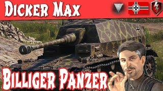 WOT Blitz Dicker Max Tank Review - Guide German Tier 6 TD - Its cheap | World of Tanks Blitz