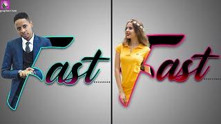 Letter Portrait Photoshop - Letter F Portrait Text Effect -3D Text Effect Photoshop - graphics tute