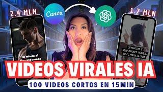 Como crear VÍDEOS VIRALES con CANVA y CHAT GPT