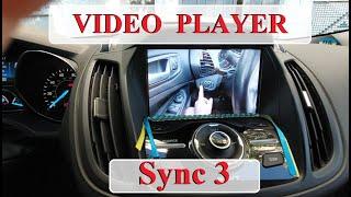 Установка видео плеера на Sync 3. Installing the video player on Sync 3.